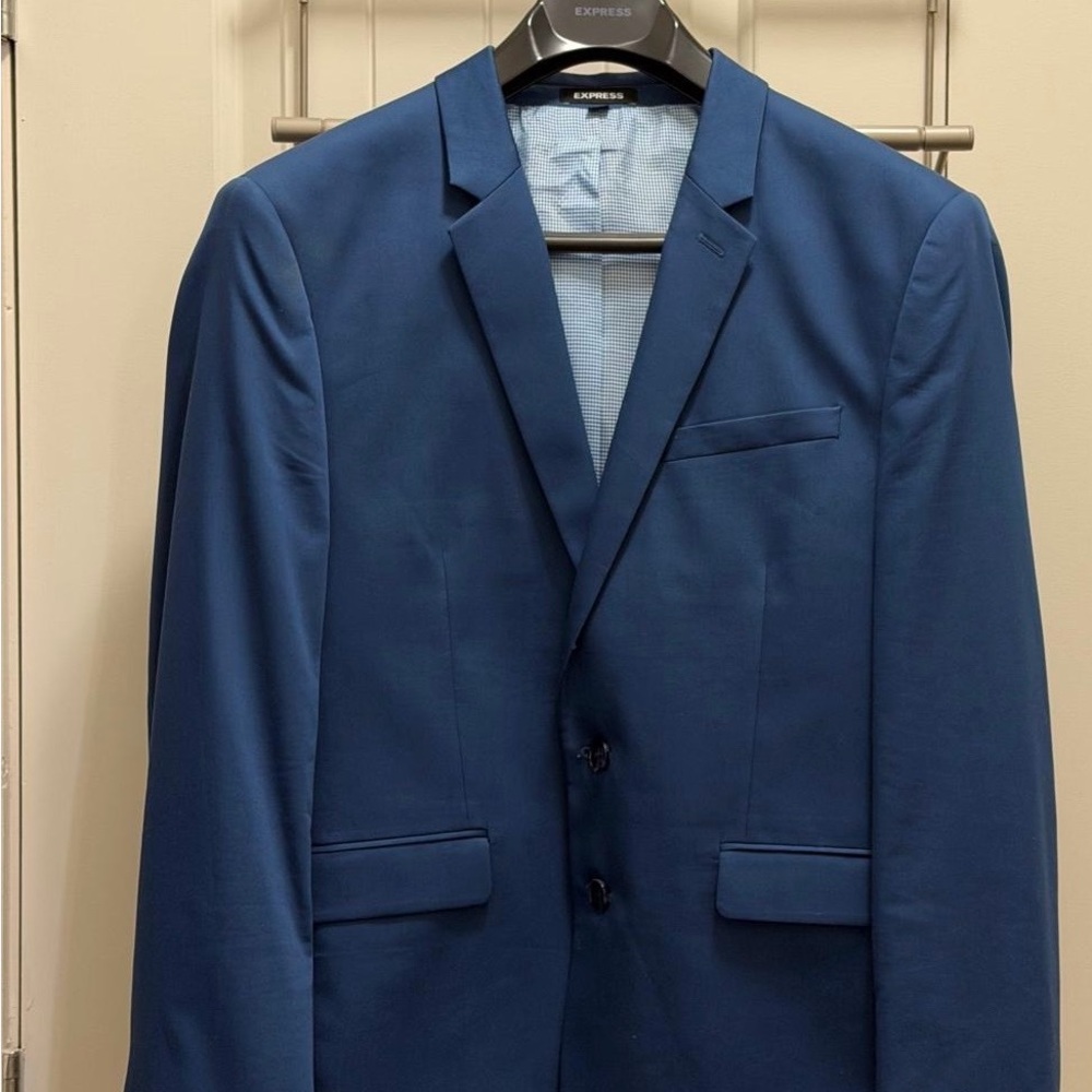 Express Men's Navy Suit Jacket